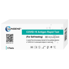Aero Healthcare Nasal Rapid Antigen COVID-19 Self Test Pack/5