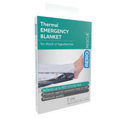 Aero Healthcare AERORESCUE Thermal Blanket 140 x 210cm Box/1