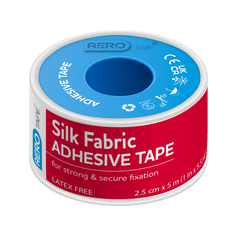 Aero Healthcare AEROTAPE Silk Fabric Adhesive Tape 2.5cm x 5M