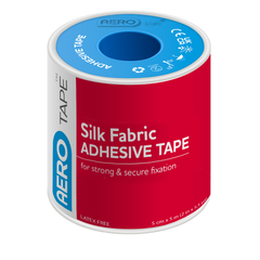 Aero Healthcare AEROTAPE Silk Fabric Adhesive Tape 5cm x 5M