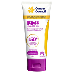 Aero Healthcare CANCER COUNCIL SPF50+ Kids Sunscreen Tube 35mL