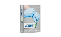 FastAid Nitrile Disposable Gloves, Large Pairs, 5Pk