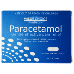 Aero Healthcare Paracetamol 500mg Tablets Box/20