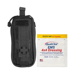 Aero Healthcare RAPIDSTOP Bleeding Control Kits - Small, Tactical Pouch - EMS Dressing