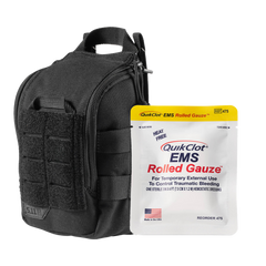 Aero Healthcare RAPIDSTOP Bleeding Control Kits - Medium, Tactical Pouch - EMS Roll