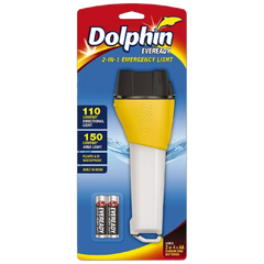 Aero Healthcare EVL Dolphin 2in1 Waterproof Torch with Red Light