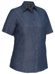 Bisley Womens Short Sleeve Denim Work Shirt