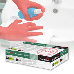 Bastion Vinyl Gloves - Powder Free