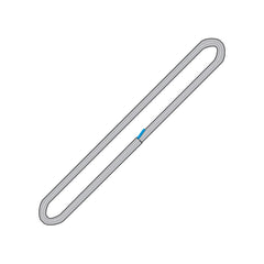 Grey 4T x 4.0M Loadset Round Lifting Rigging Sling