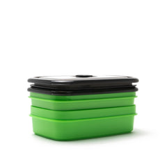 Rugged Xtremes 3Pck Assorted Reusable Crib Containers - Fluoro Green