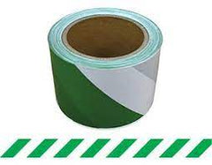 ProChoice Green/White Hazard Tape 100m x 75mm (GW10075)