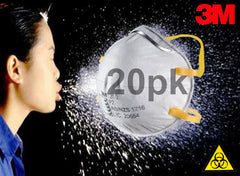 3M Cupped P2 Particulate Respirator (8210) PK=20