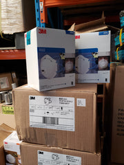 3M CUPPED PARTICULATE VALVED RESPIRATOR P2 MASK BOX OF 10 ITEM 3M 8322