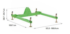 3M DBI-SALA 3 Piece Short Reach Davit Base High Capacity (8000104)