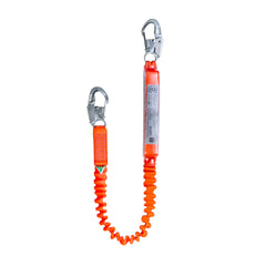 SpanSet ERGO Web Elasticated - Single Energy Absorbing Lanyard