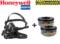 MEDIUM HONEYWELL NORTH 7700 Half Face Mask + A1B1E1 Filters