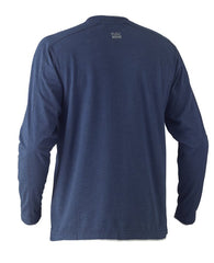 Bisley Flex & Move Cotton Rich V Neck Long Sleeve Tee
