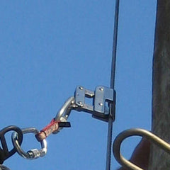 Vertical Shuttle with Karabiner (suits 8mm Cable) (LADER001.10)