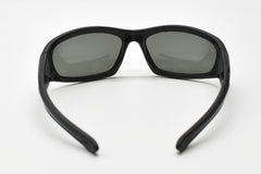 EYRES BERCY Matt & Shiny Black Frame Polarised Grey Lens