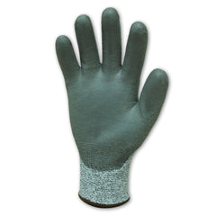 Bastion Taranto Cut 5 Grey Hppe Gloves - Grey Polyurethane Palm Coating