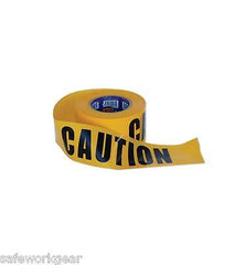 ProChoice "CAUTION" on Yellow Hazard Tape 100m x 75mm (CT10075)