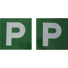 SCA P Plate - Magnetic, Green, VIC/WA, 2 Pack (163211)