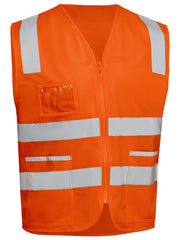 Bisley Taped Hi Vis Safety Zip Vest
