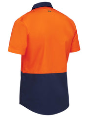 Bisley Two Tone Hi Vis Short Sleeve Shirt