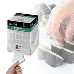 Bastion Progenics Vinyl Clear Gloves - Powder Free