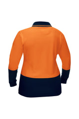 Bisley Women's Hi Vis V-Neck Polo (BKL6234)