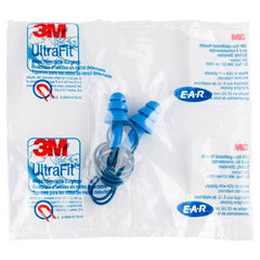 3M E-A-R Ultrafit Metal Detectable Corded Earplug Poly Bag 100 pairs/box (340-4007)