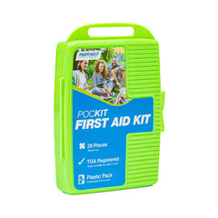 FastAid First Aid Kit, Pockit, Plastic Case