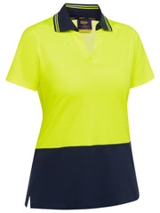 Bisley Women's Hi Vis V-Neck Polo (BKL1234)