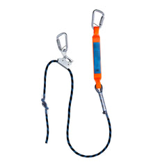 SpanSet ERGO Energy Absorning Lanyard with Adjustable Single Rope with K4 Karabiners