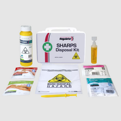 Aero Healthcare REGULATOR Sharps Disposal Kit 21 x 7.5 x 13cm