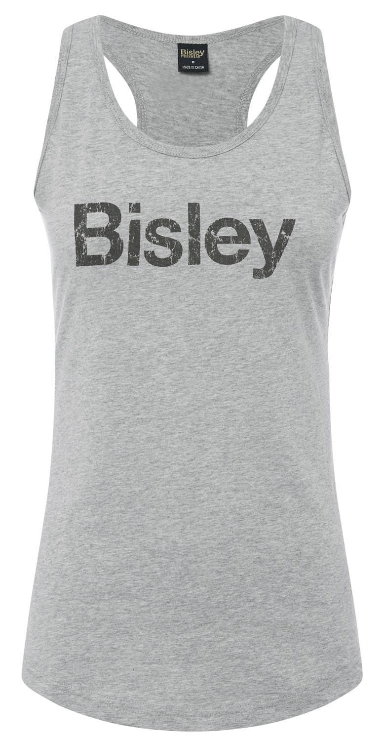 Bisley Women's Cotton Logo Singlet