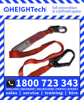 2m lanyard with 50mm Scaff hook