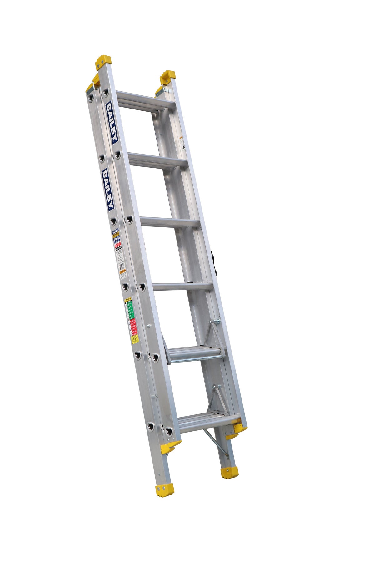 Bailey Ladders Aluminium Triple Extension 6/14 150kg Industrial (1.9m/4.3m)