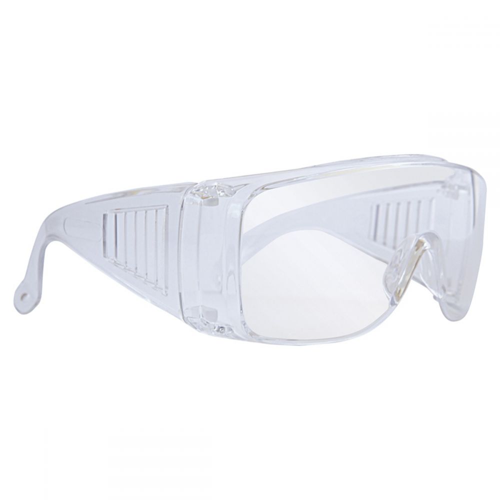SGA ALPHA  CLEAR Industrial Safety Visitor Overspec Glasses  (01SCCU)