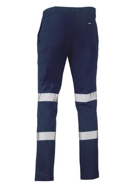 Bisley Taped Biomotion Stretch Cotton Drill Work Pants