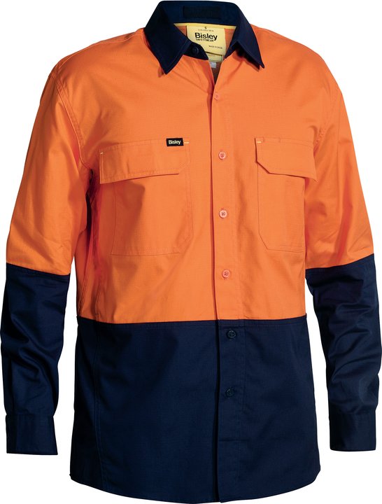 Bisley X Airflow Hi Vis Ripstop Shirt