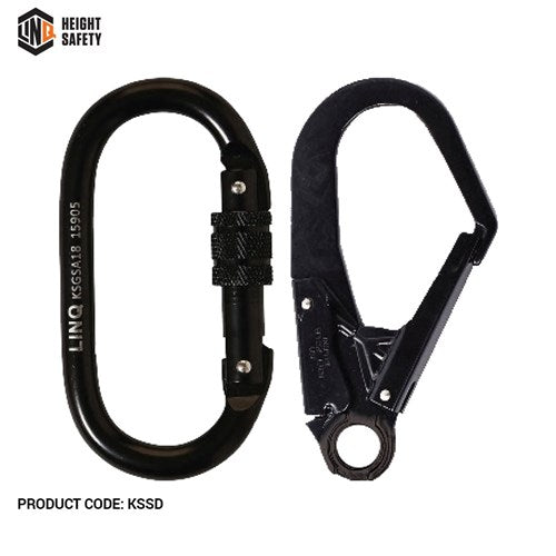 LINQ Elite Single Leg Shock Absorbing Webbing Lanyard