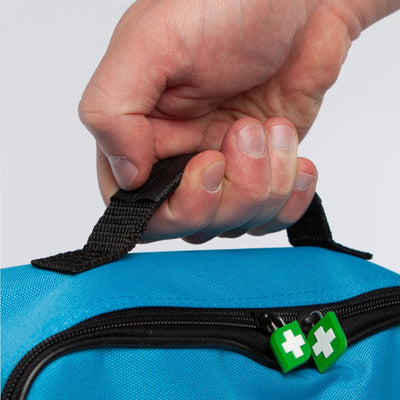 FastAid First Aid Soft Pack, R1, Blue, Empty With Fold Out Compartments, 260 (W) X 190 (H) X 100 (D) Mm