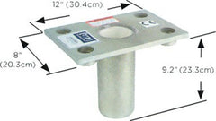 3M DBI Sala  Capital Safety Flush Floor Mounted Sleeve - Stainless Steel (8512827)