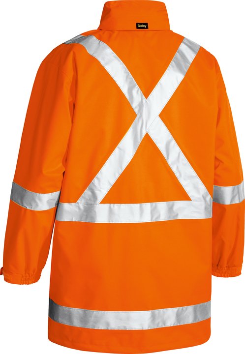 Bisley X Taped Hi Vis Rain Shell Jacket