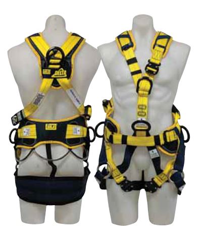 3M DBI-SALA LARGE Delta Comfort Tower Workers Full-Body Harness (893L4016)