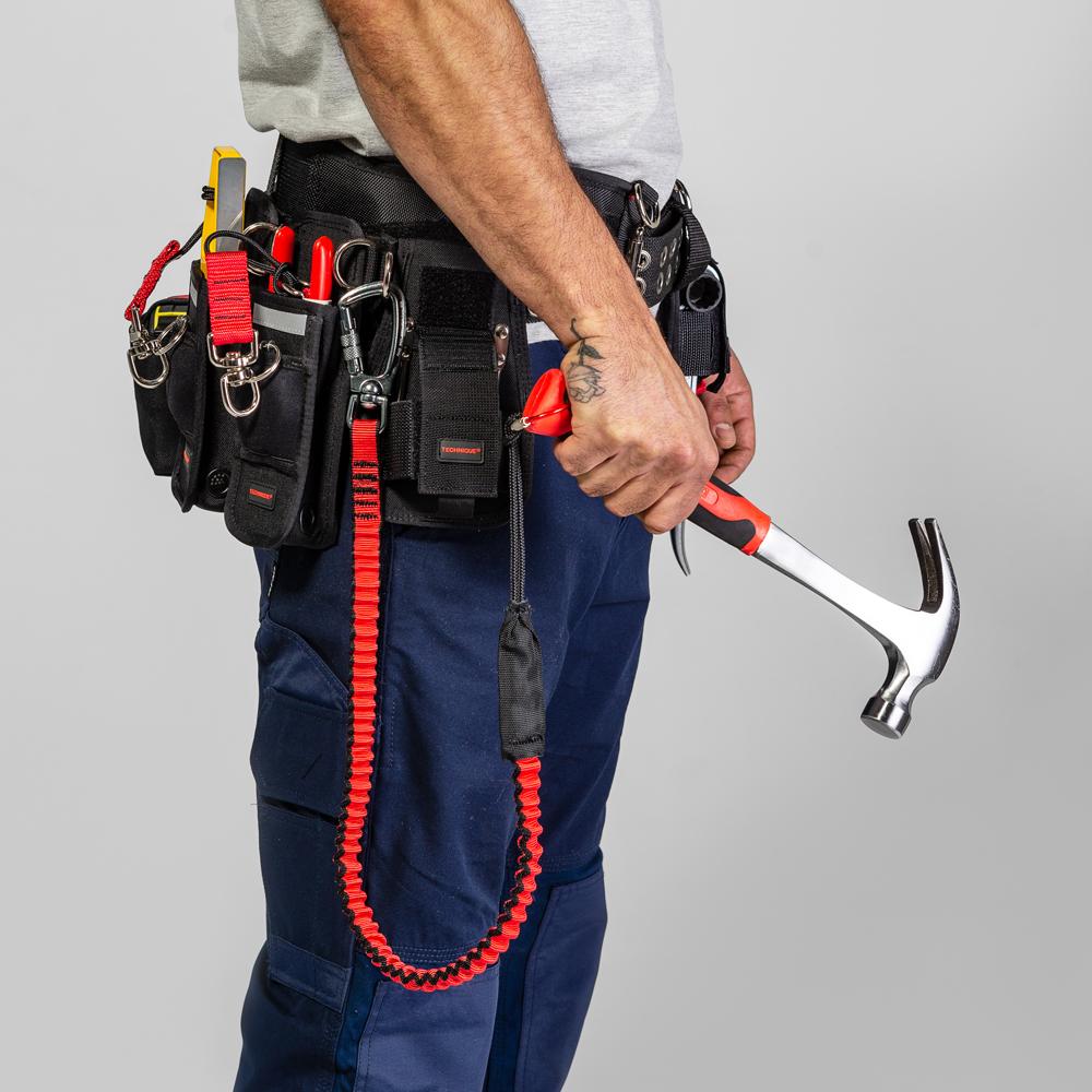 GRIPPS Bungee Tether Triple-Action Carabiner - 7kg/15lb