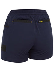 Bisley Women's Flx & Move 4-Way Stretch Elastic Waist Short