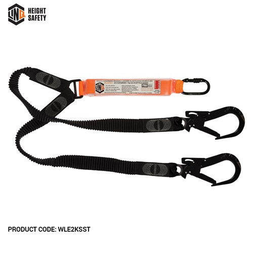 LINQ Elite Double Leg Elasticated Lanyard