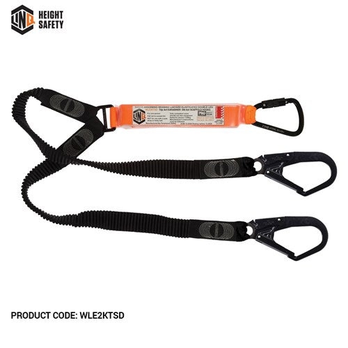 LINQ Elite Double Leg Elasticated Lanyard